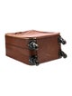 Brunello Cucinelli Leather Rolling Suitcase