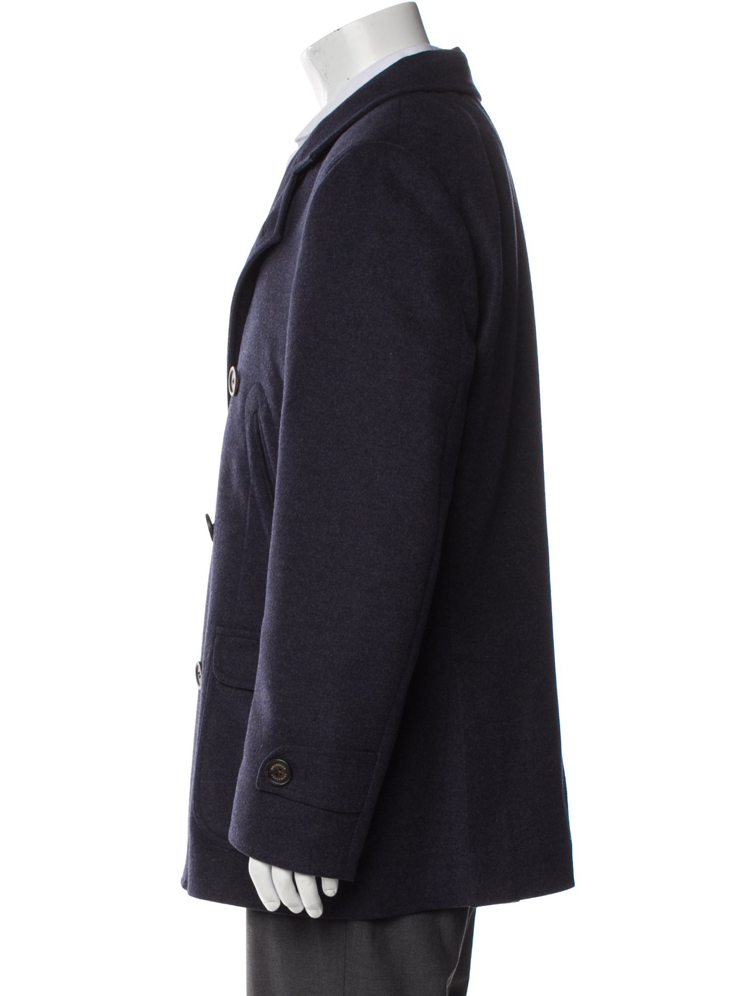 Brunello Cucinelli Wool Peacoat