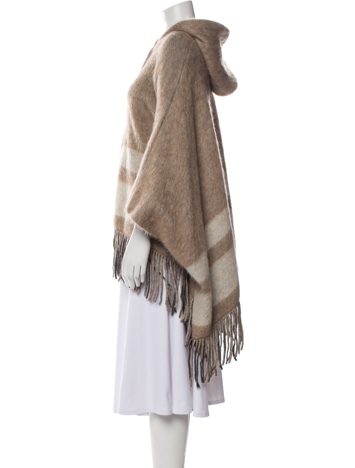 Brunello Cucinelli Poncho Virgin Wool Jacket