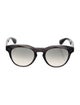 Brunello Cucinelli Round Gradient Sunglasses