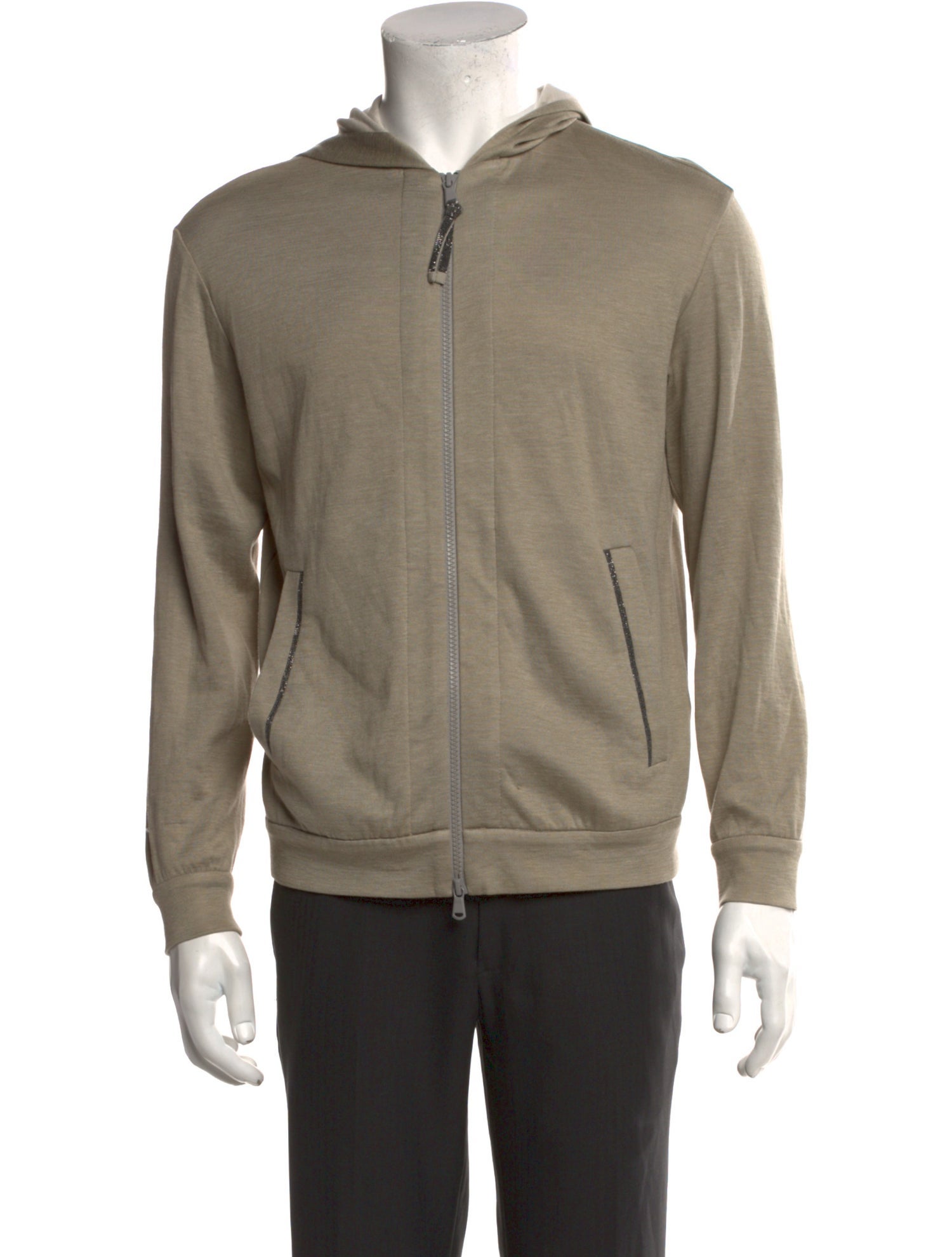 Brunello Cucinelli Crew Neck Long Sleeve Hoodie