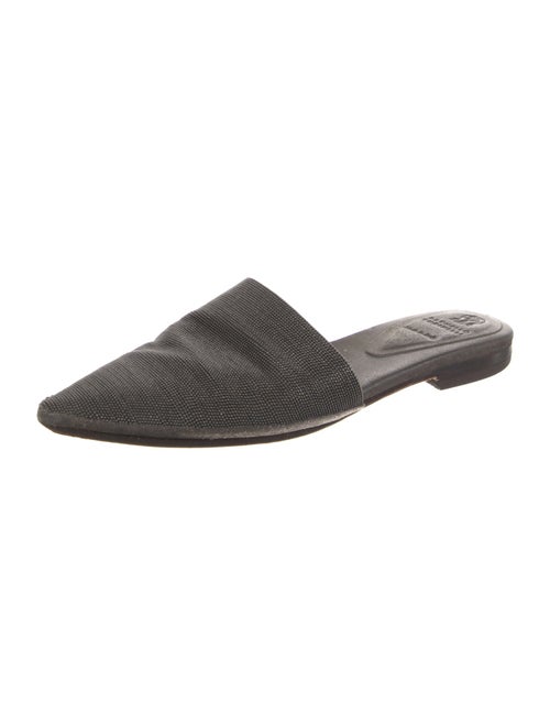 Brunello Cucinelli Monili Suede Mules