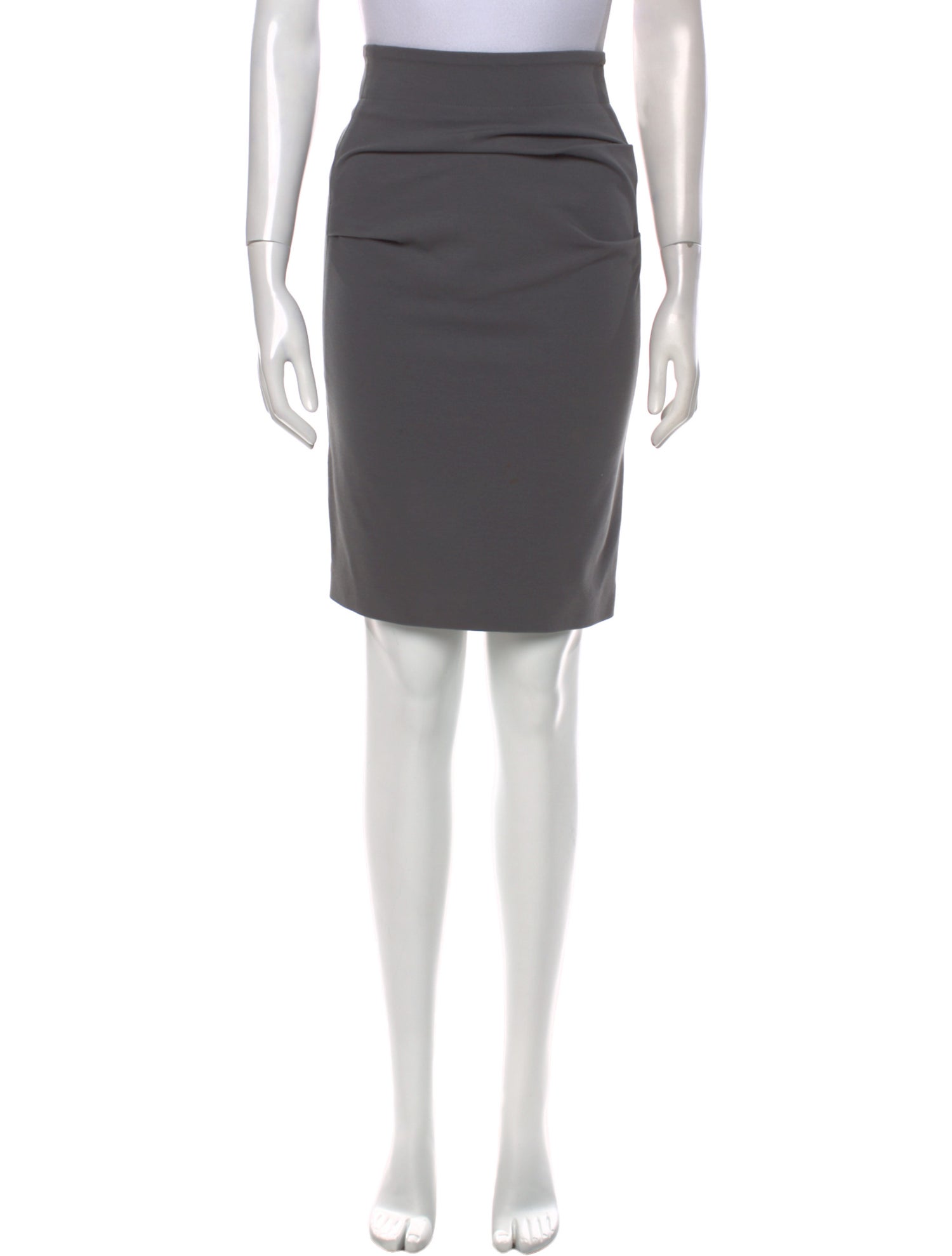 Brunello Cucinelli Pleated Accents Knee-Length Skirt