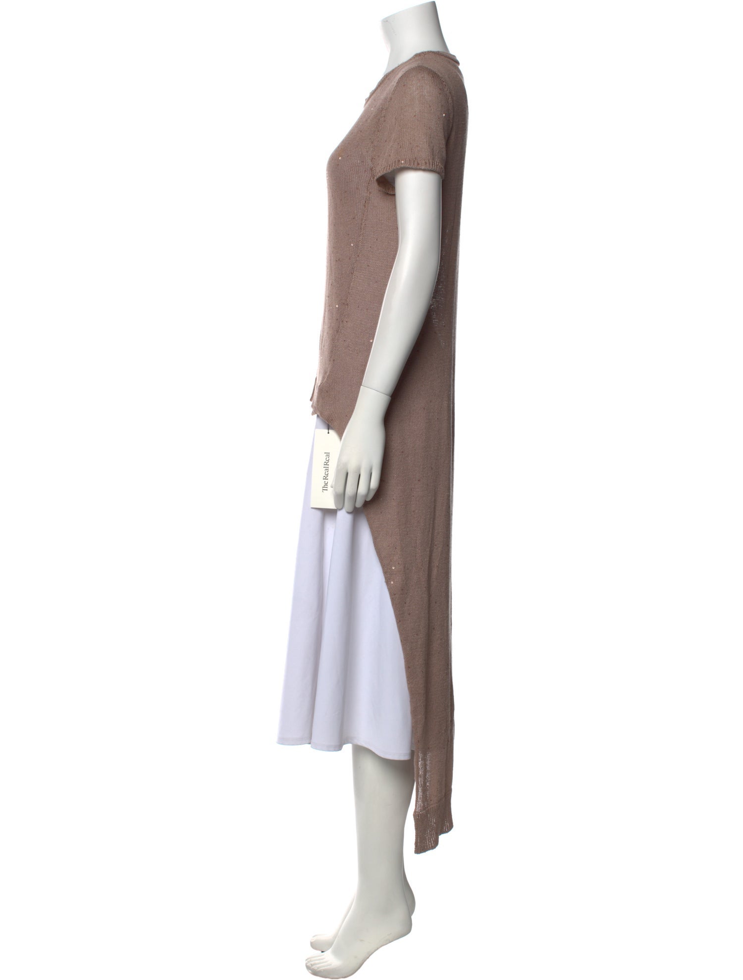 Brunello Cucinelli Linen Crew Neck Tunic