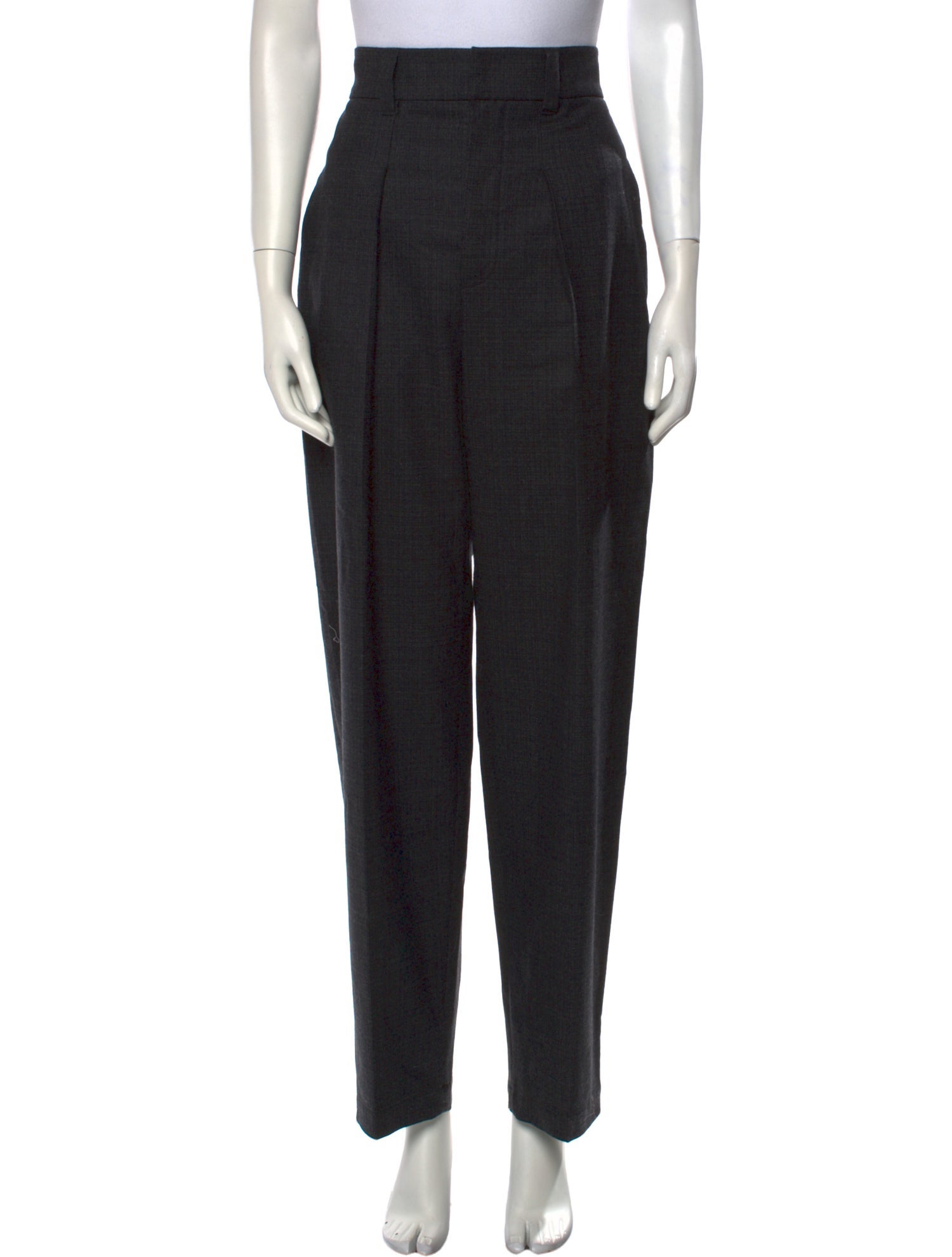 Brunello Cucinelli Virgin Wool Straight Leg Pants