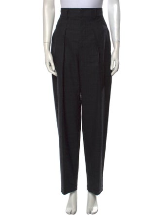 Brunello Cucinelli Virgin Wool Straight Leg Pants