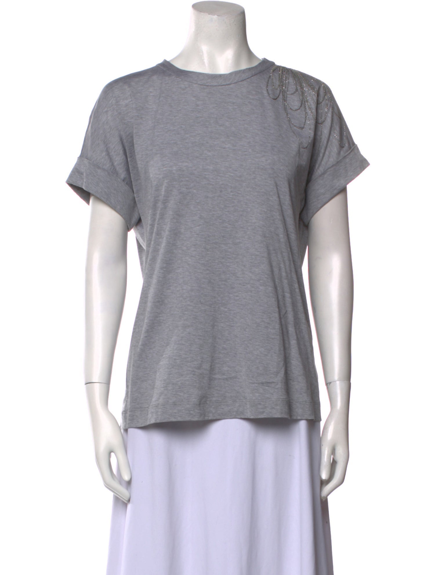 Brunello Cucinelli Crew Neck Short Sleeve T-Shirt
