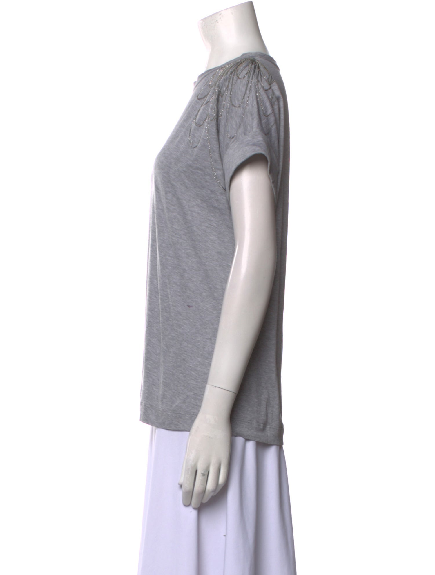 Brunello Cucinelli Crew Neck Short Sleeve T-Shirt