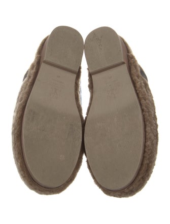 Brunello Cucinelli Monili Shearling Mules