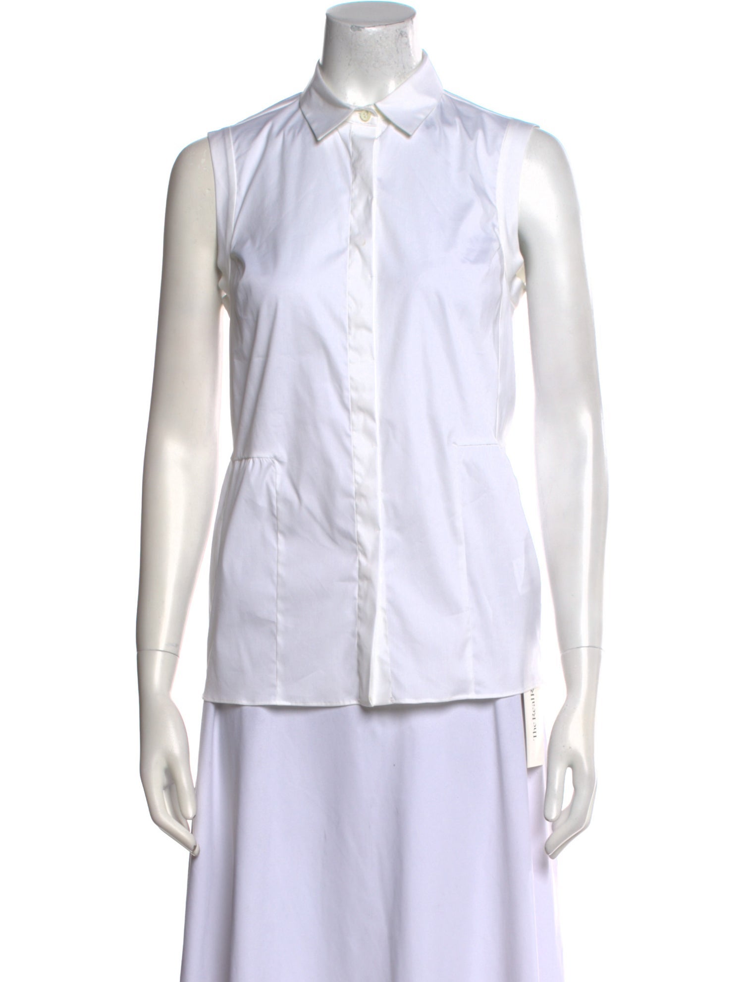 Brunello Cucinelli Sleeveless Button-Up Top