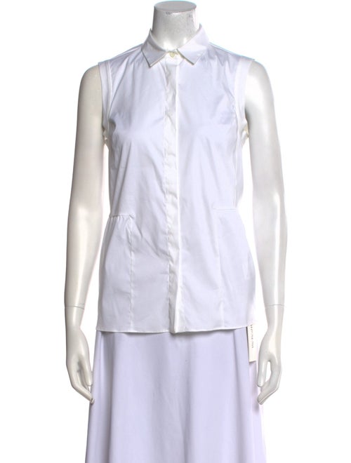 Brunello Cucinelli Sleeveless Button-Up Top