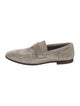 Brunello Cucinelli Monili Velvet Loafers