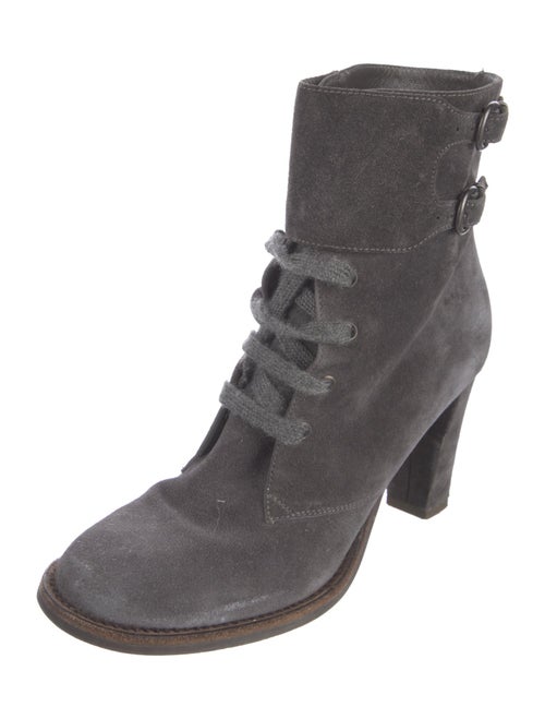 Brunello Cucinelli Suede Lace-Up Boots