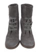 Brunello Cucinelli Suede Lace-Up Boots