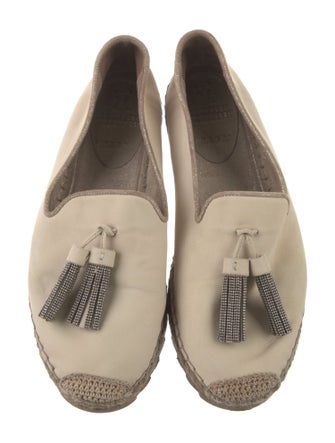 Brunello Cucinelli Monili Suede Espadrilles