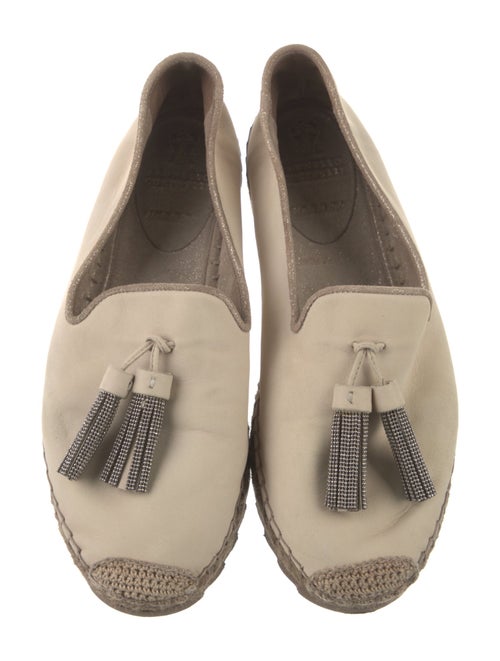 Brunello Cucinelli Monili Suede Espadrilles