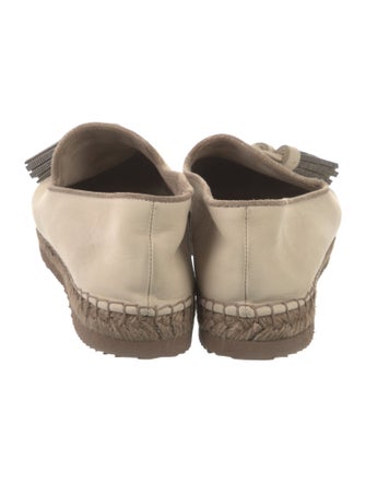 Brunello Cucinelli Monili Suede Espadrilles