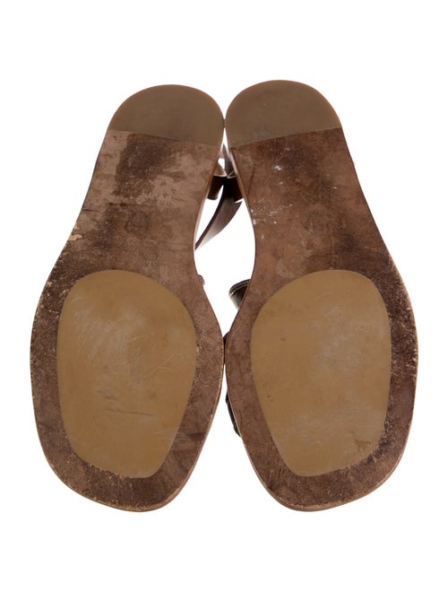 Brunello Cucinelli Monili Leather Gladiator Sandals