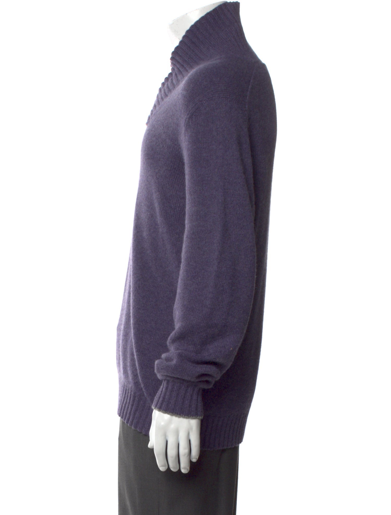 Brunello Cucinelli Cashmere Mock Neck Polo Sweater