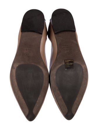 Brunello Cucinelli Monili Leather Loafers