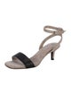 Brunello Cucinelli Monili Suede Sandals