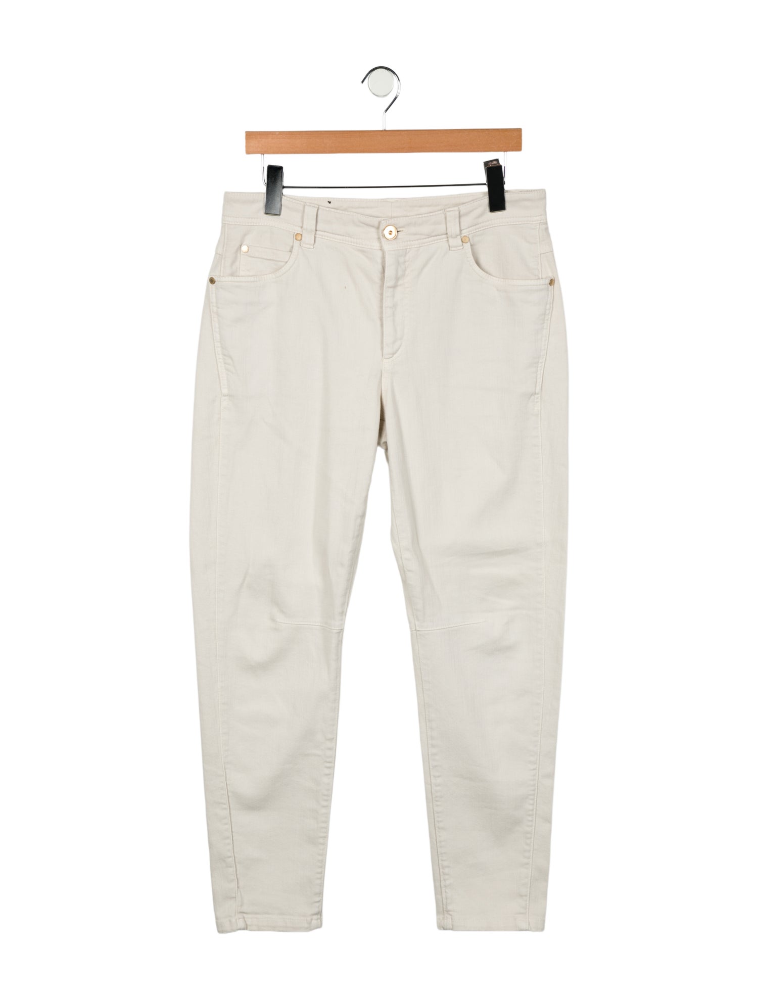 Brunello Cucinelli Mid-Rise Straight Leg Jeans