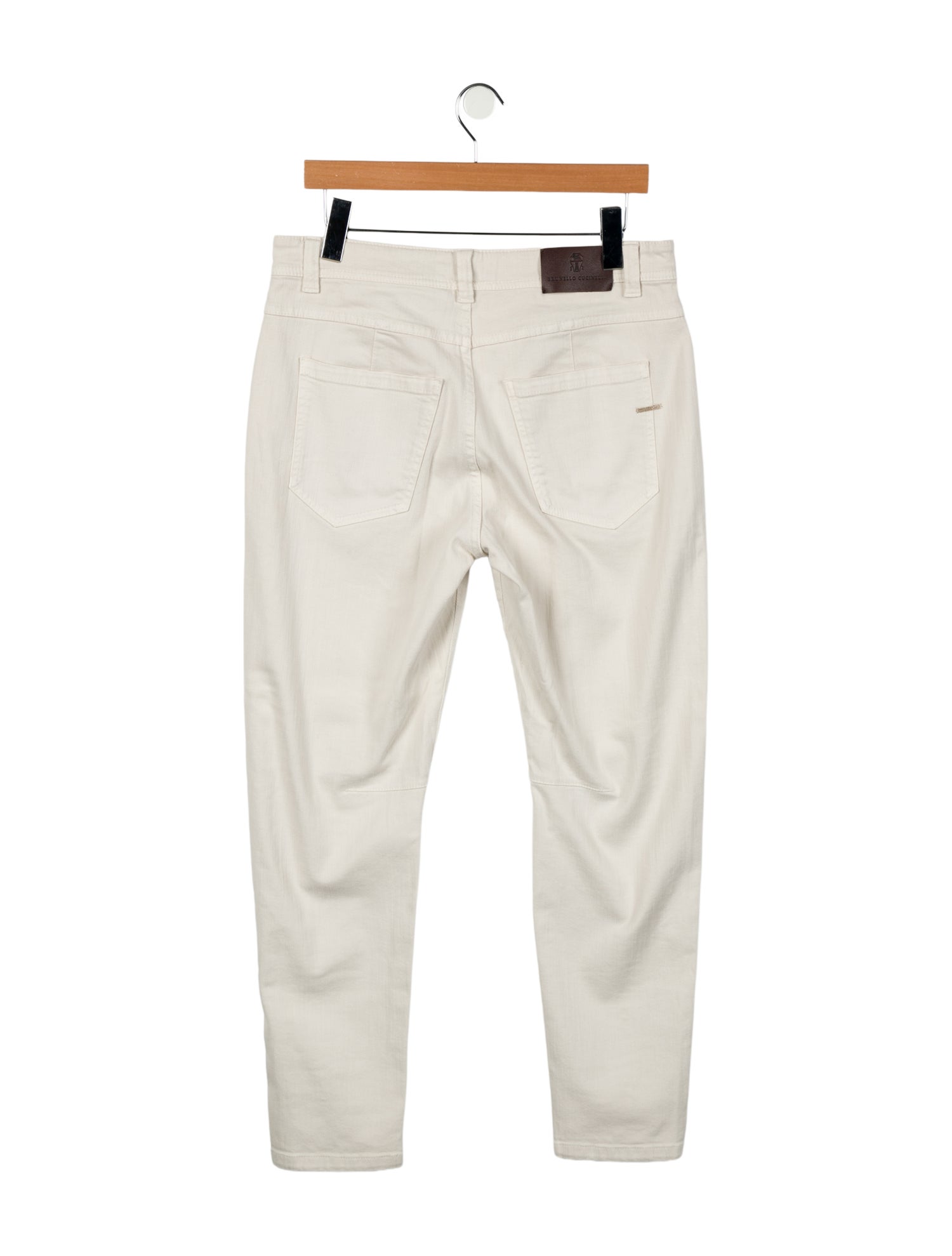 Brunello Cucinelli Mid-Rise Straight Leg Jeans