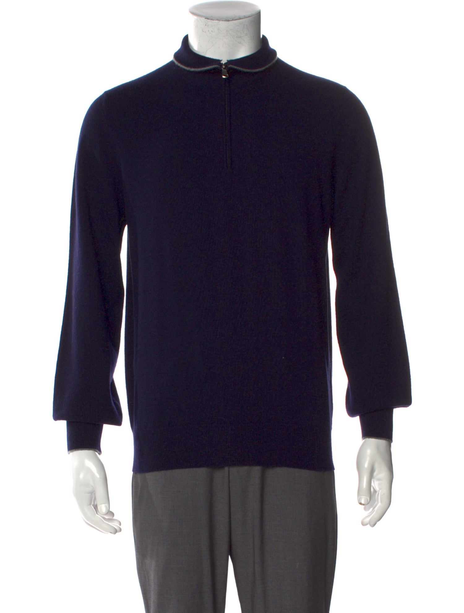 Brunello Cucinelli Cashmere Mock Neck Pullover