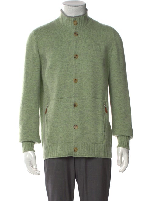 Brunello Cucinelli Cashmere Mock Neck Cardigan