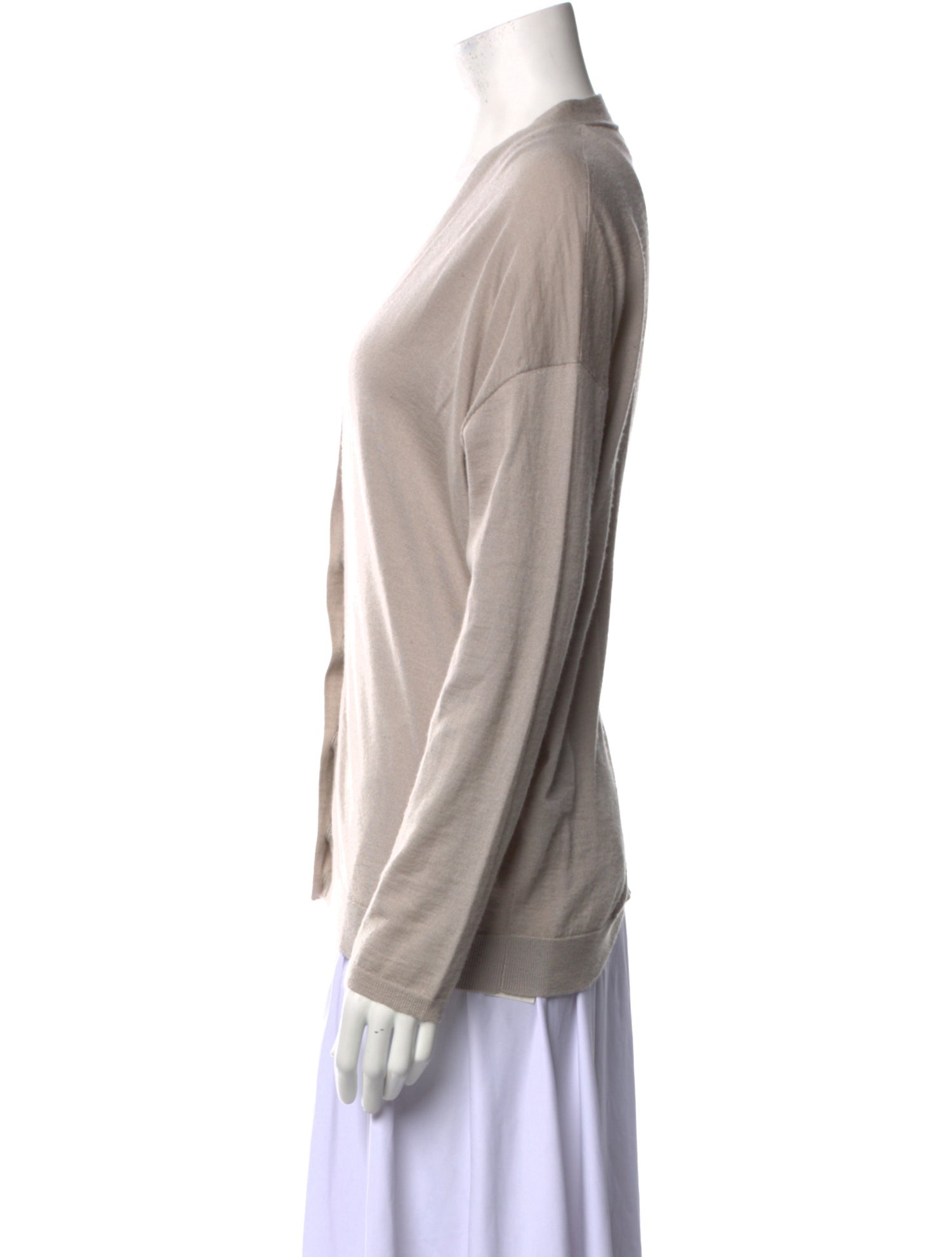 Brunello Cucinelli Cashmere Plunge Neckline Sweater
