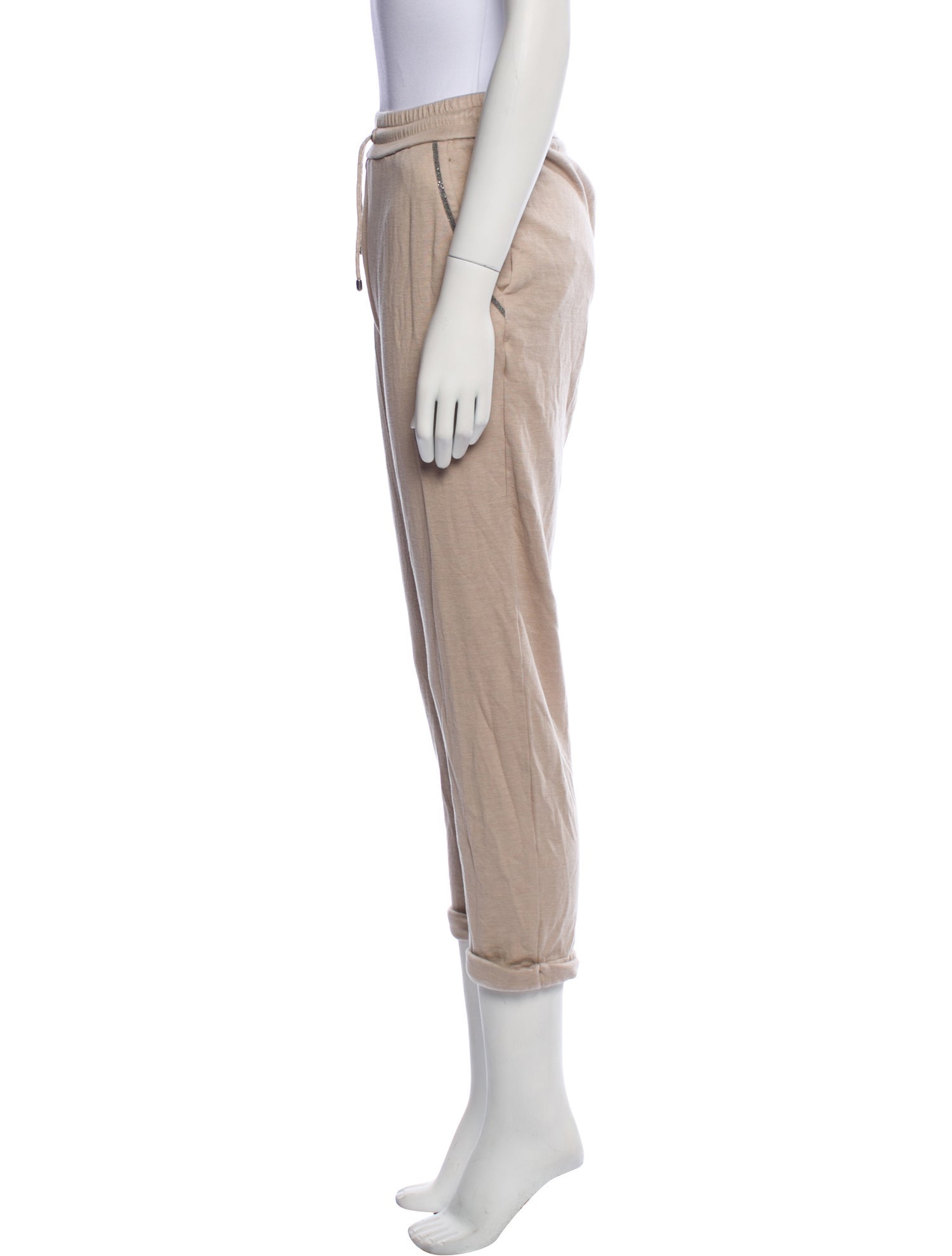 Brunello Cucinelli Beaded Accents Sweatpants