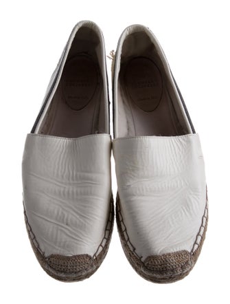 Brunello Cucinelli Monili Leather Espadrilles