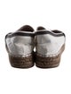 Brunello Cucinelli Monili Leather Espadrilles
