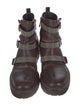 Brunello Cucinelli Monili Leather Combat Boots