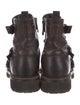Brunello Cucinelli Monili Leather Combat Boots