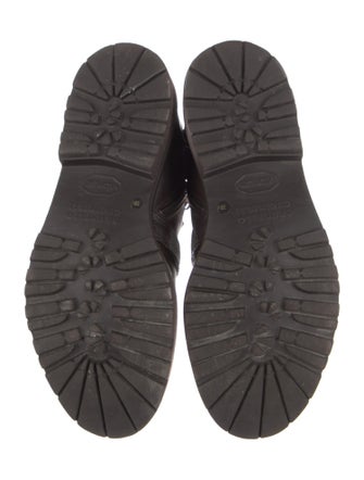 Brunello Cucinelli Monili Leather Combat Boots