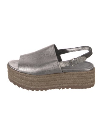 Brunello Cucinelli Monili Leather Espadrilles