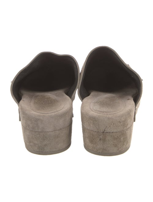 Brunello Cucinelli Suede Studded Accents Mules