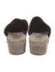 Brunello Cucinelli Suede Studded Accents Mules
