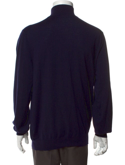Brunello Cucinelli Virgin Wool Mock Neck Sweatshirt