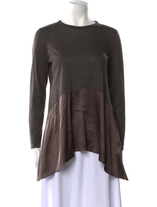 Brunello Cucinelli Wool Bateau Neckline Tunic