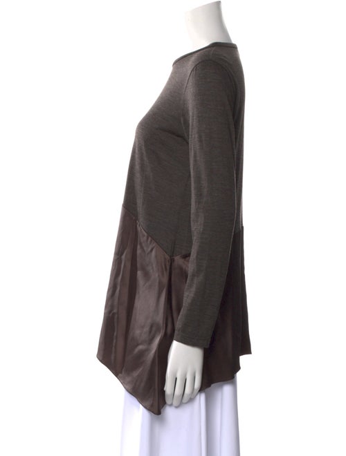 Brunello Cucinelli Wool Bateau Neckline Tunic