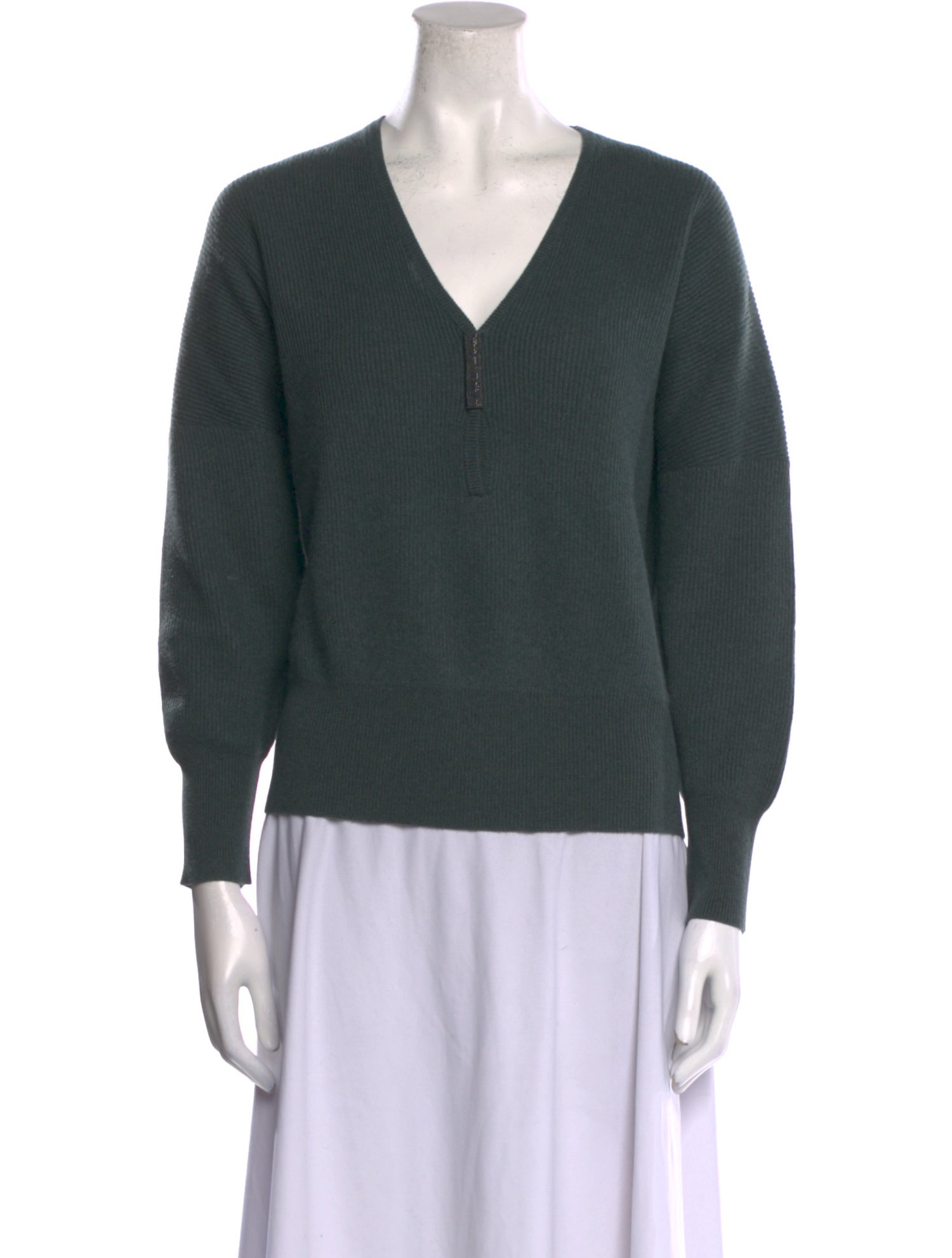 Brunello Cucinelli Cashmere V-Neck Sweater