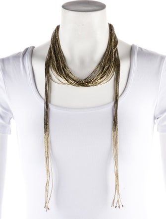 Brunello Cucinelli Beaded Statement Collar Necklace