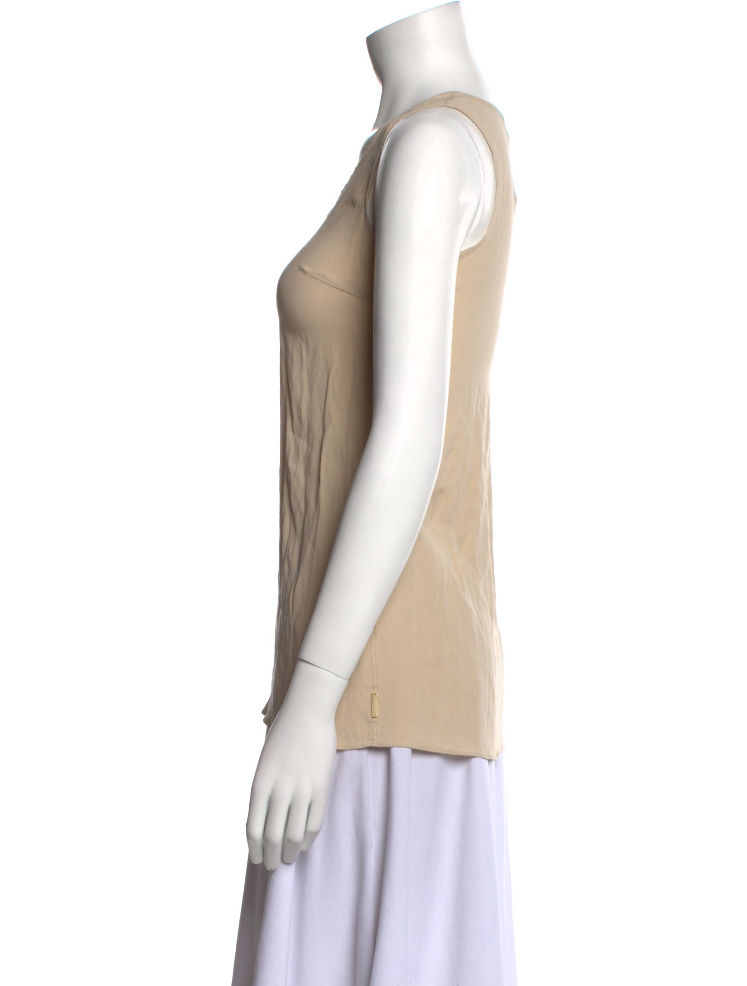 Brunello Cucinelli Silk V-Neck Top