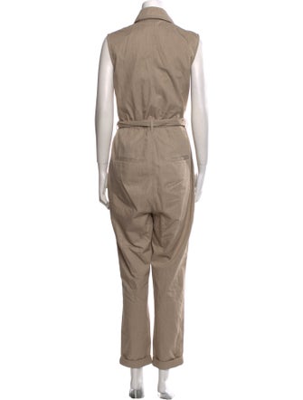 Brunello Cucinelli V-Neck Jumpsuit