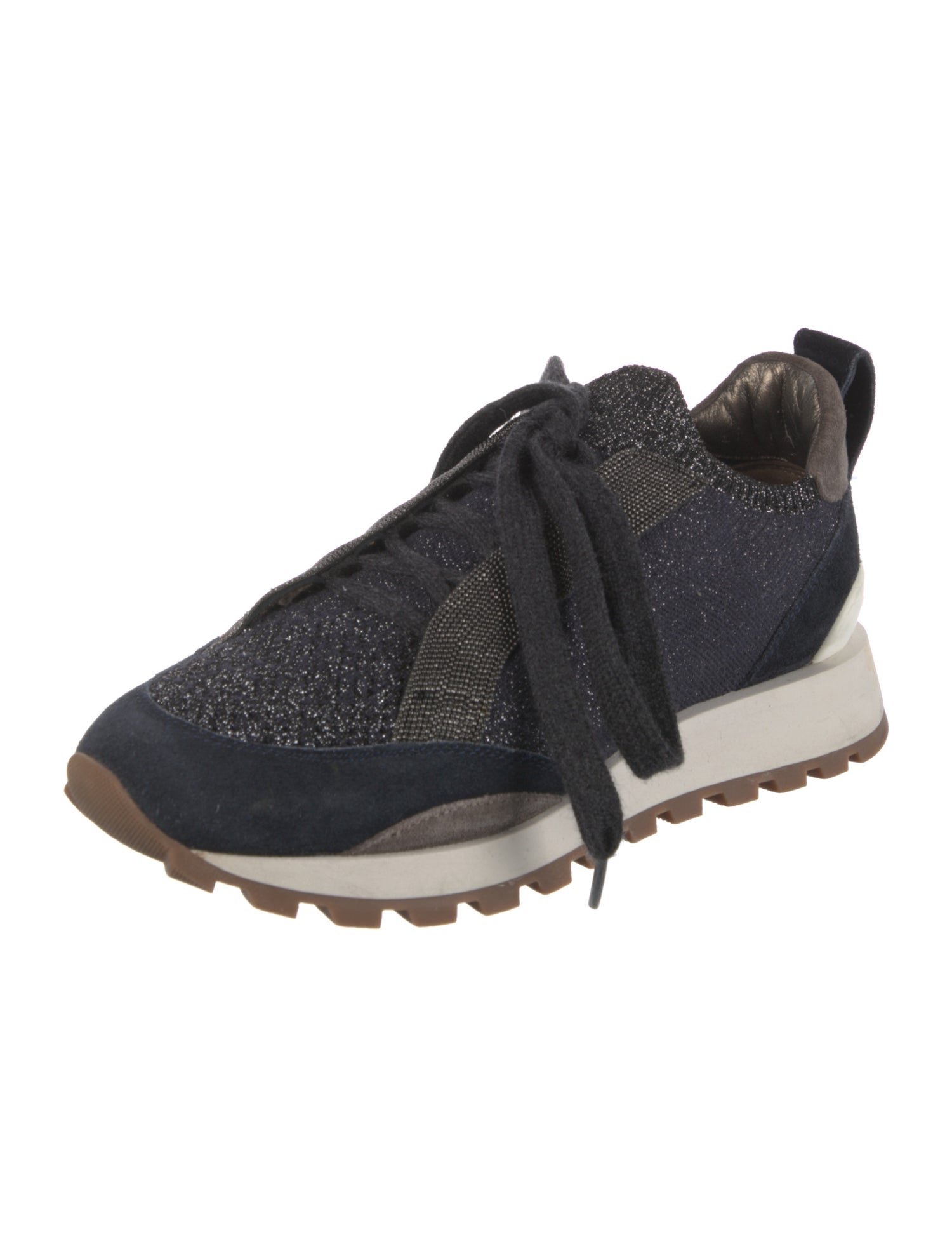 Brunello Cucinelli Monili Glitter Accents Sneakers