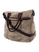 Brunello Cucinelli Suede Top Handle Bag