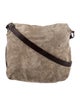 Brunello Cucinelli Suede Top Handle Bag