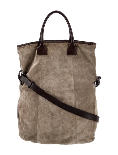 Brunello Cucinelli Suede Top Handle Bag